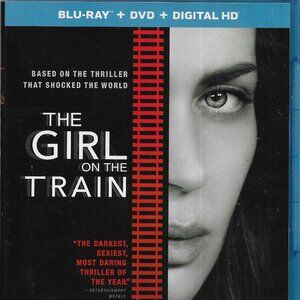 The Girl on the Train (Blu-ray, 2016) Emily Blunt Rebecca Ferguson Thriller